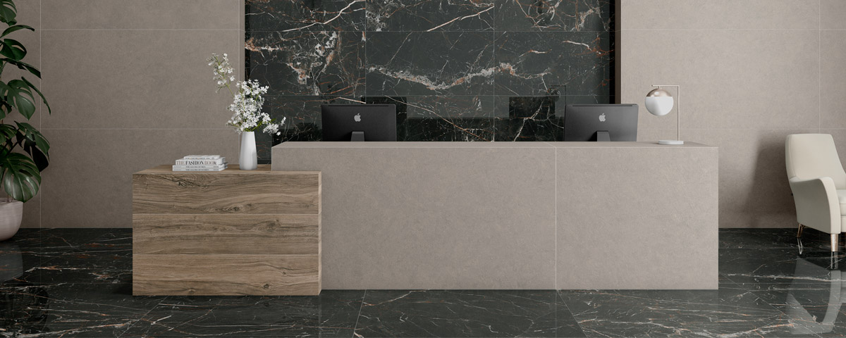 Pamesa serie lux laurants interiores
