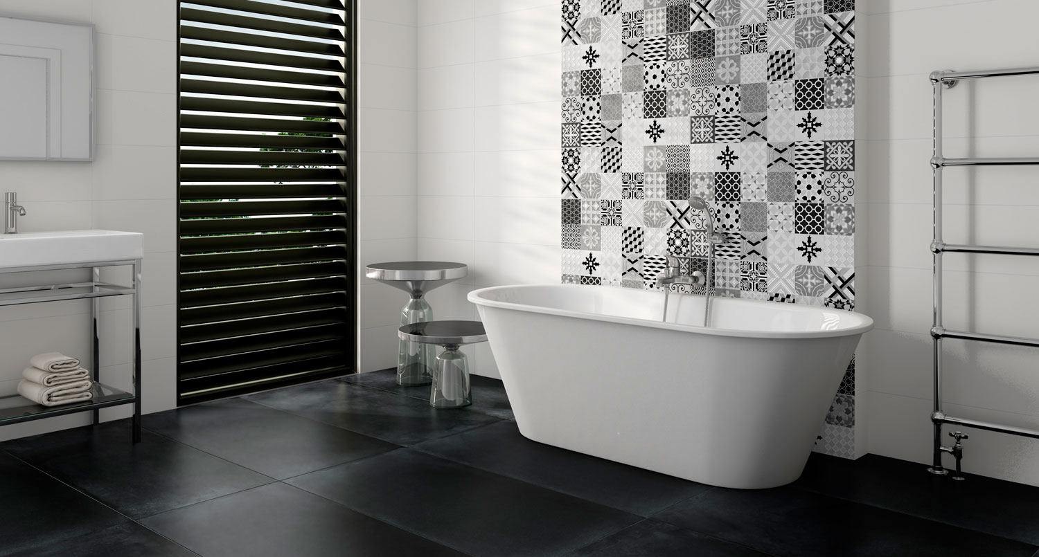 Ambte Sun Bellaria Mono 25x75 Castrov Black 60x120 cabec